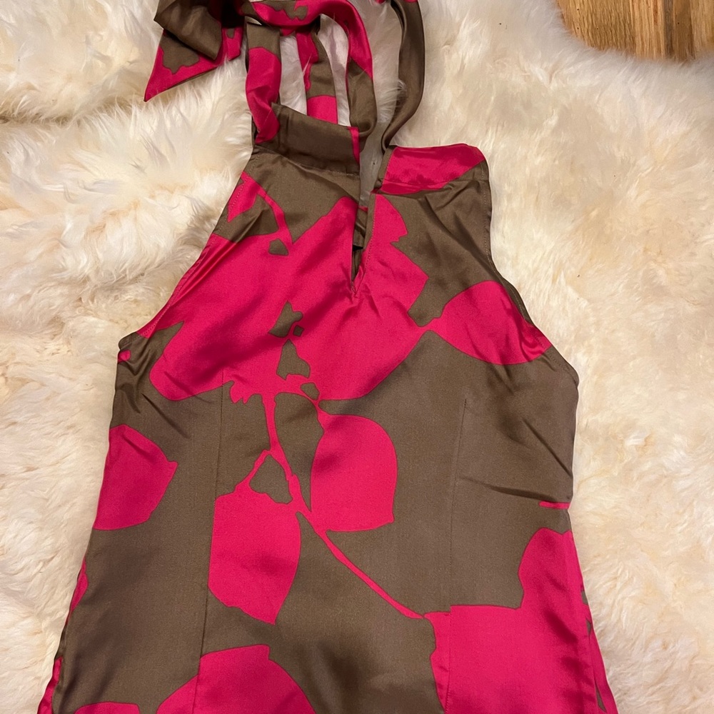 J.Crew Collection Silk Halter Top. Size 6.